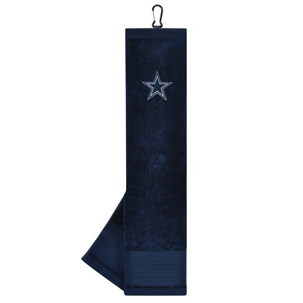 Team Effort Dallas Cowboys Face/Club Tri-Fold Embroidered Towel 24.00" x 16.00"