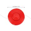 Universal Trimmer Head, Replacement Strimmer Bump Feed Line Universal Convenienct for Making a Low Grass(red)