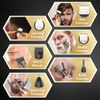 REHOYO Beard Trimmer for Men, Beard Trimming Kit w/Case, Cordless Hair Clipper T-Blade Trimmer, Electric Razor Shaver for Nose Body Face Mustache Grooming -180 Mins Shaving, Gifts for Him