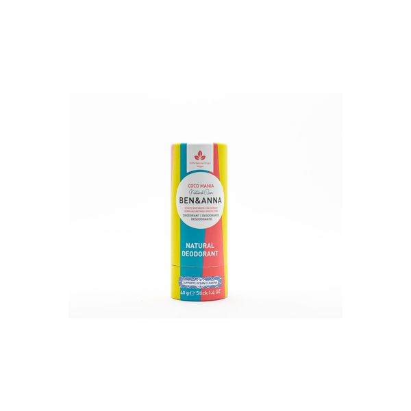 Ben & Anna Coco Mania Natural Vegan Deodorant Stick 40 G