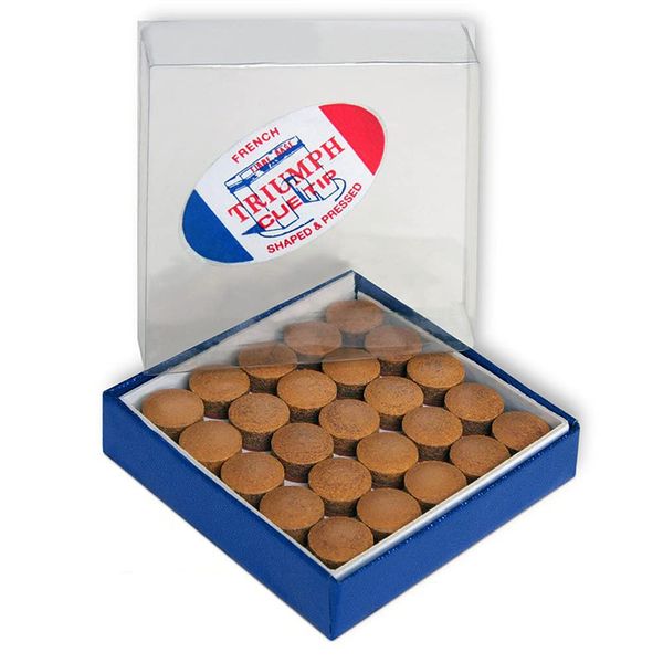 Tweeten Triumph Billiard Pool Cue Tips - 1 Box - 50 Tips - Choose Your Size (10 mm)