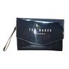 Ted Baker Abbiay Branded envelope clutch Pouch in Black