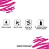 Danielle Creations Reusable Makeup Removing Cloths, 2-Pack, Pink/Black