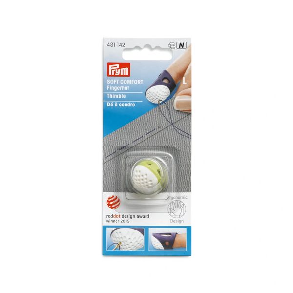 Prym Ergonomic Thimble, Large, Green