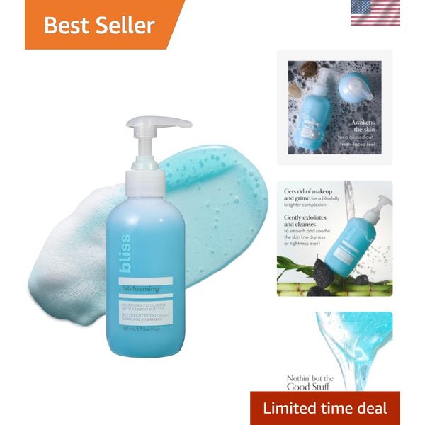 Refresh & Clarify: Bliss Fab Foaming Facial Cleanser with Botanical Extracts