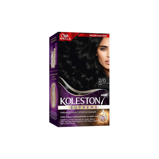 Wella Koleston Supreme Saç Boyası 2/0 Siyah