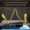 4 Pack 1" x 3ft Twisted Eye Web Sling Lifting Strap Industrial 1600 lbs