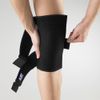 LP SUPPORT 756 Basic geschlossene Wickel-Kniebandage, Größe:Universalgröße, Farbe:schwarz