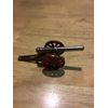 Toy Cannon with Spoke Wheels, 4.25” Long.