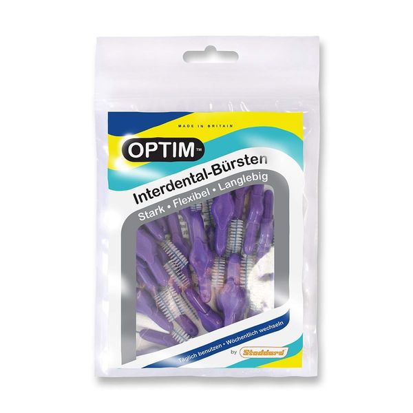 Stoddard OPTIM Interdentalbürsten 16er Packung, lila 1,1mm Größe 6