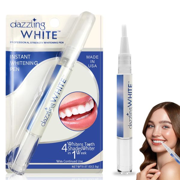 2x Zahnaufhellung Stift, Teeth Whitening Stift Professioneller Teeth Whitening Essence, Sanftes & Zahnschonendes Effektiv für Teeth Whitening Kit