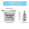 JTOUK Pharmacist Gift Pharmacy Student Gift Pharmacists Survival Kit Pharmacist Cosmetic Bags for Pharmacy Tech (Survival Pharmacist Bag EU)