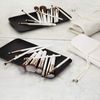 TOOLS FOR BEAUTY Set of 12 make-up kabuki brushes - white with case