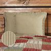 VHC Brands Prairie Winds Bedding Accessory, Green Stripes