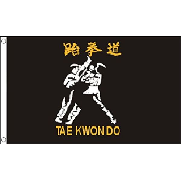 Taekwondo Flag 5ft x 3ft,Large