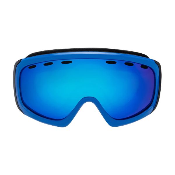 Arctix Kids Ski Goggles, Black/Navy Blue Revo, One Size