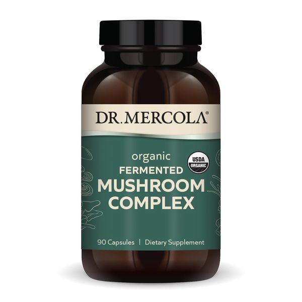 Dr. Mercola, Fermented Mushroom Complex Dietary Supplement, 30 Servings (90