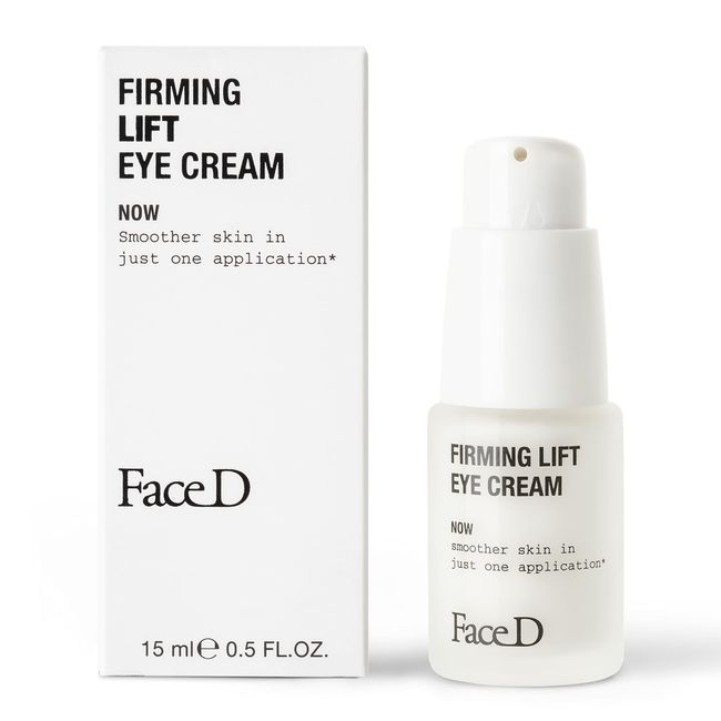 Face D - Straffende Anti-Falten Augenkonturcreme mit Hyaluronsäure und Vitamin E - 15 ml