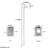 United Pacific Chrome Curb Feelers, Universal Fit, Helps to Prevent Curb Damage to Your Wheels, Curb Whiskers, Old School Style - ONE Set (Pack of 2)