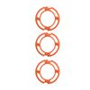 Maxmartt Norelco Retaining Ring for 9000,3PCS Orange Blade Retaining Rings for Norelco Series 7000 9000 RQ12 Models