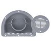 ToughGrade RV ATV Cargo Trailer Side Air Vent Gray