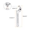 sourcing map 3/4-2"(19-51mm) C Spanner Wrench Adjustable Round Pin Spanner Wrenches Tool Chrome Vanadium for Lock Nuts Machine Tools Mechanical Tool, Silver Tone