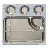 Doyusha Awesome Tool Hobby Work Plate with 3 Paint Small Plates Hobby Tool SG-DWP