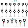 JRSMART 82Pcs Pin Ejector Wire Kit Extractor Auto Terminal Removal Connector Puller Tool