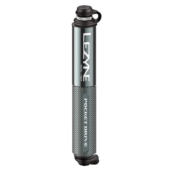 Lezyne Pocket Drive Hand Pump - Lite Grey, 140 mm