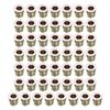 sourcing map Threaded Insert Nut Zinc Alloy Hexagon Socket M5 Internal Thread 10 mm Long Pack of 50