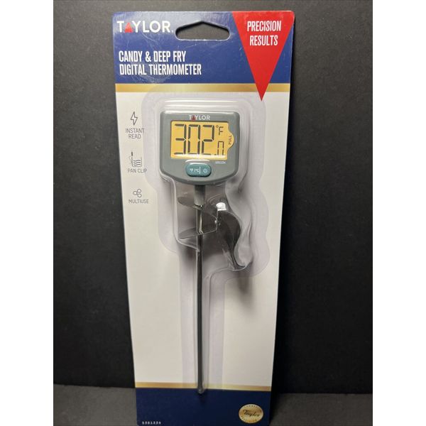 Taylor Kitchen Digital Deep Fry Candy Thermometer BBQ Grill Cooking Thermometers