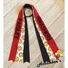 Custom Embroidered Softball Hair Bow Streamers