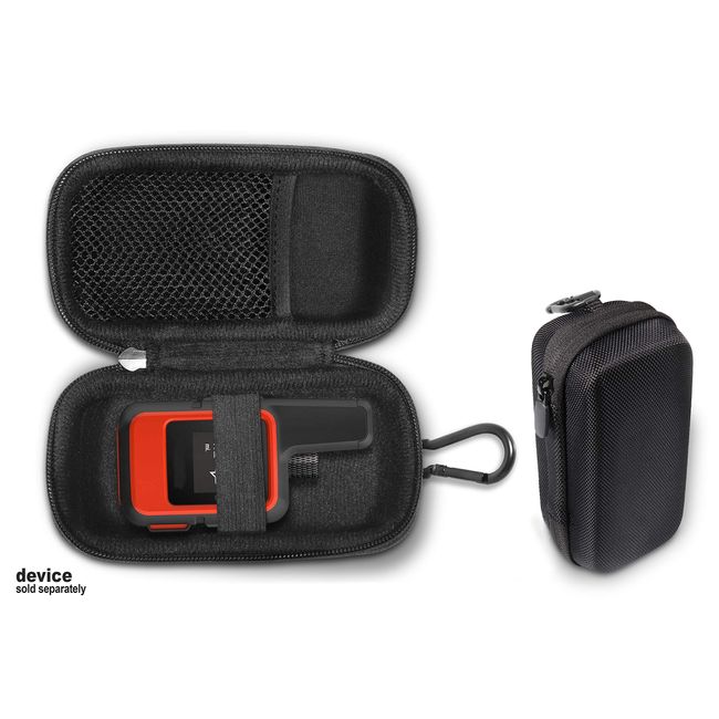 Handheld GPS case Compatible with Garmin inReach Mini, Compact and Light Weight Strong case, mesh Accessory Pocket,Elastic Security Strap, with Carabiner Hook, Note: fit for Garmin InReach Mini only