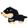 Uchinoko Plush Rainbow Pet Miniature Dachshund (Black Tan)