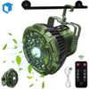 Rechargeable Camping Lantern with Ceiling Fan Portable Outdoor LED Tent Light