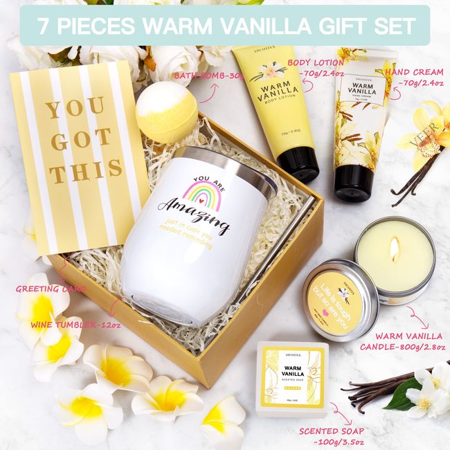 Gifts for Women Birthday Gifts for Women, Bath and Body Works Gift Set- 10  Pcs Valentine's Mother's Day Gifts and Cherry Blossoms Self Care Package