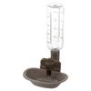 Richell Dog Water Dish Medium with Bottle, Dark Brown