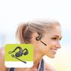 Black Bluetooth 5.3 Wireless Air Conduction Open Ear Headphones With Mic
