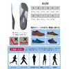 Hehanda Insole, Arch Support, Arch Supporter, Insole, High Impact Absorption Cushioning, Heel and Fatigue, Loose Shoes, Standing Work, Daily Use, Men's, Women's, US Men's Size 8 (25.0 cm)