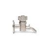 HOMHOK Stainless Sampling Valve 1.5'' SS304 Beer Sampling Valve Clamp End
