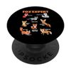 Fox Expert Cute Kawaii Fox Animals Educational PopSockets Adhesive PopGrip