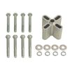 Derale 31520 2" Fan Spacer Silver