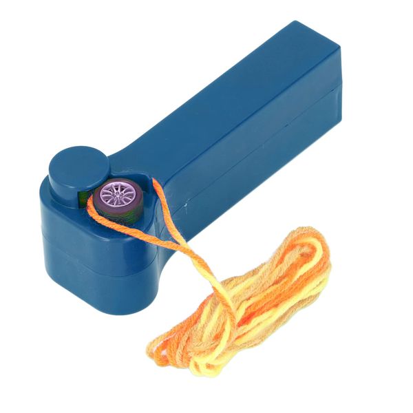 Zerodis Rope Launcher Propeller, Zip String Toy Electric Rope String Controller Decompression Interactive Portable Toy for Kids Dark Blue