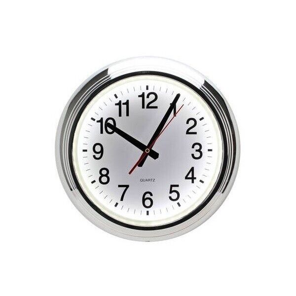 13" White LED Wall Clock
