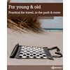 Sondergut - Chess/Checkers Roll-Up Travel Set Leather