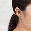 Philip Jones Green Aventurine Stud Earrings