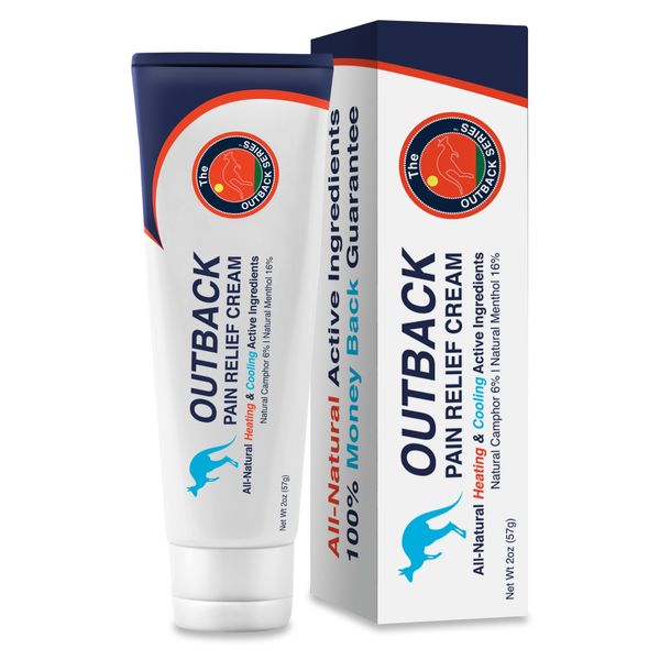 The Outback Series Pain Relief Cream - Natural Heating & Cooling - 60mL (2 oz)