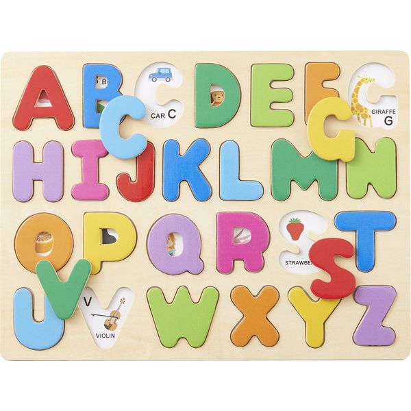 Ed Interter Wooden Puzzle A B C