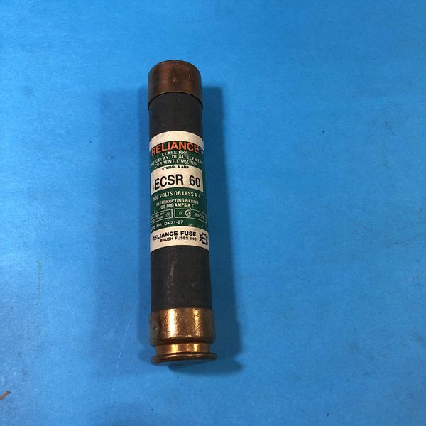 Reliance Electric ECSR-60 Fuse, 60 Amp 600 VAC