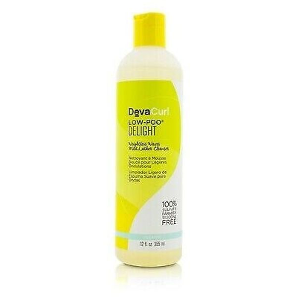 DevaCurl Low-Poo Delight Weightless Waves Mild Lather Cleanser 12OZ ( scuffed)